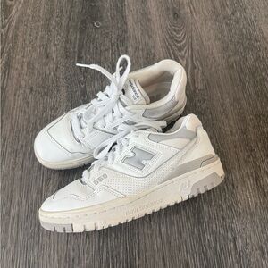 New Balance 550 Women’s Sneakers – White/Gray – Size 7.5